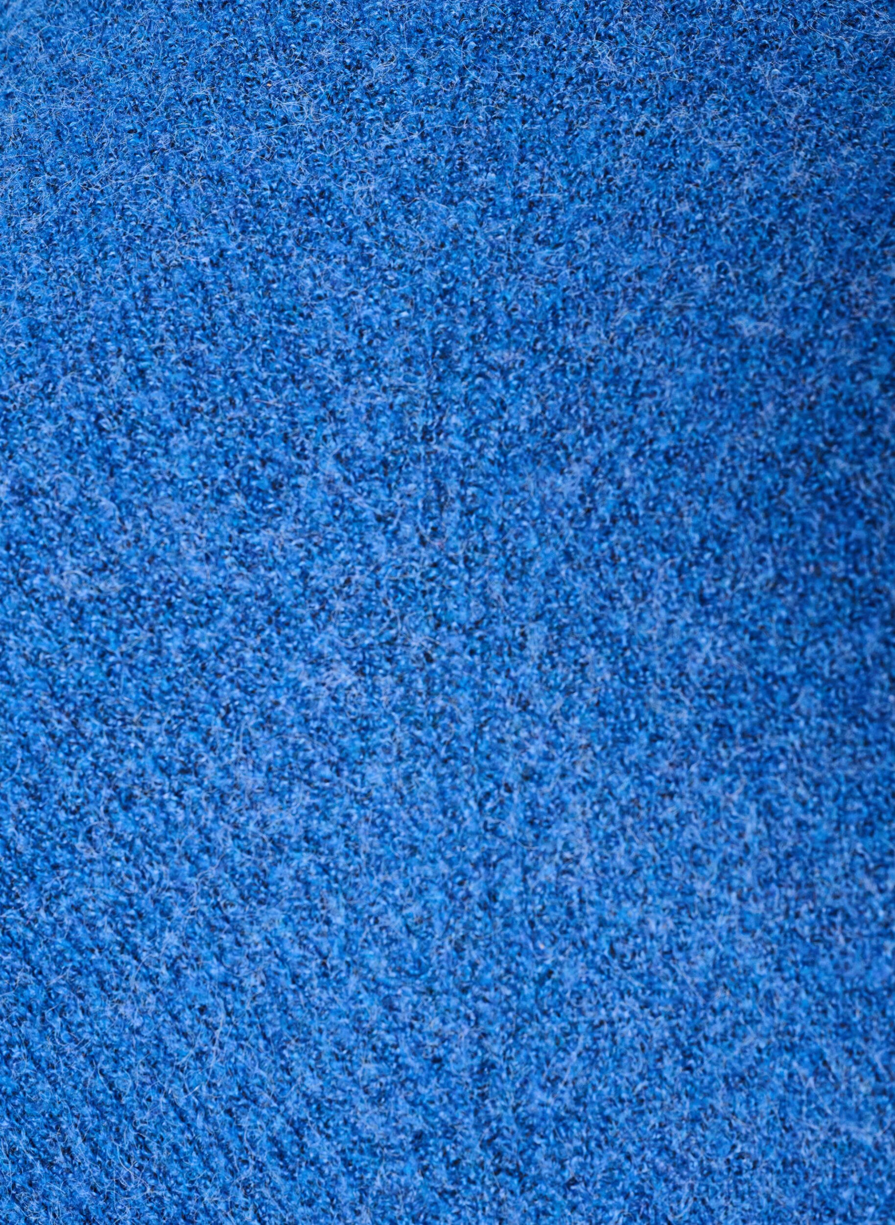 ZizziStrickpullover mit diagonalem Muster und Raglan&auml;rmeln, Blau, Packshot image number 2