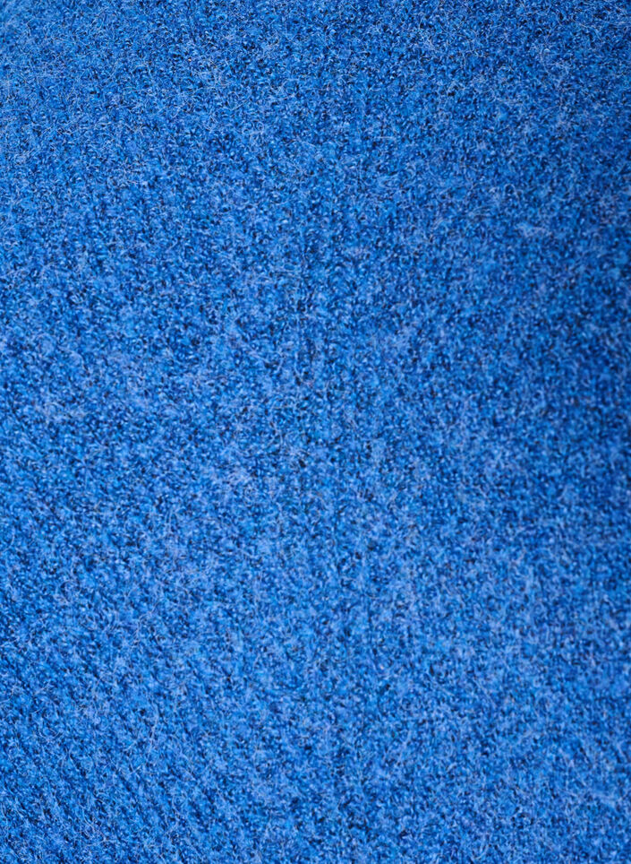 Strickpullover mit diagonalem Muster und Raglan&auml;rmeln, Blau, Packshot image number 2