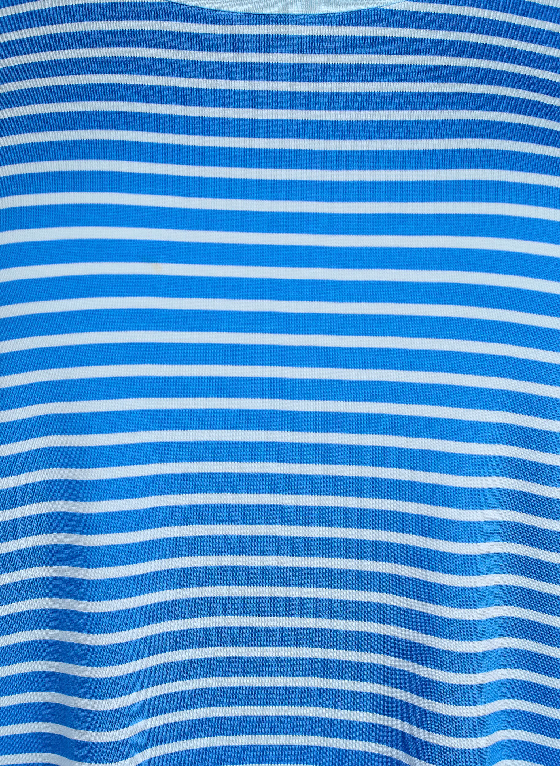ZizziT-shirt en TENCEL&trade; Lyocell &agrave; rayures, Bleu, Packshot image number 2