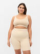 Light Shapewear Shorts mit hoher Taille, Beige, Model image number 0