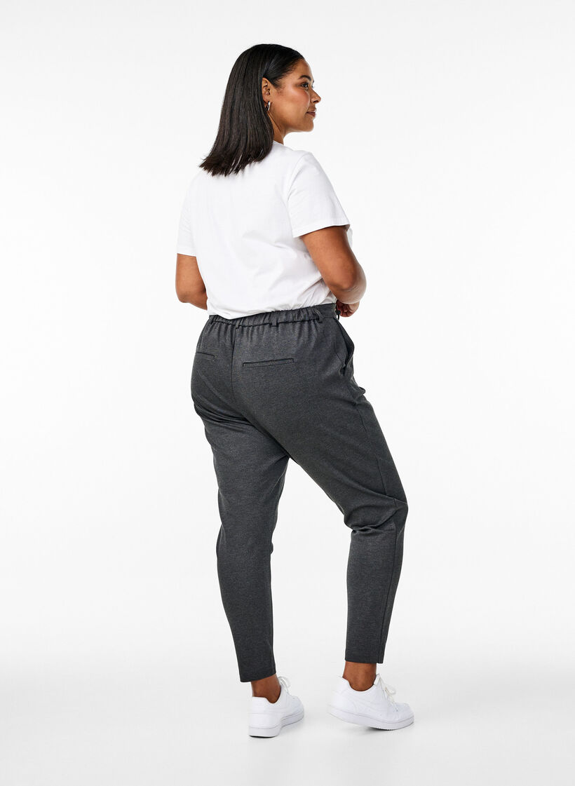 Cropped Maddison-Hose, Grau, Model image number 1