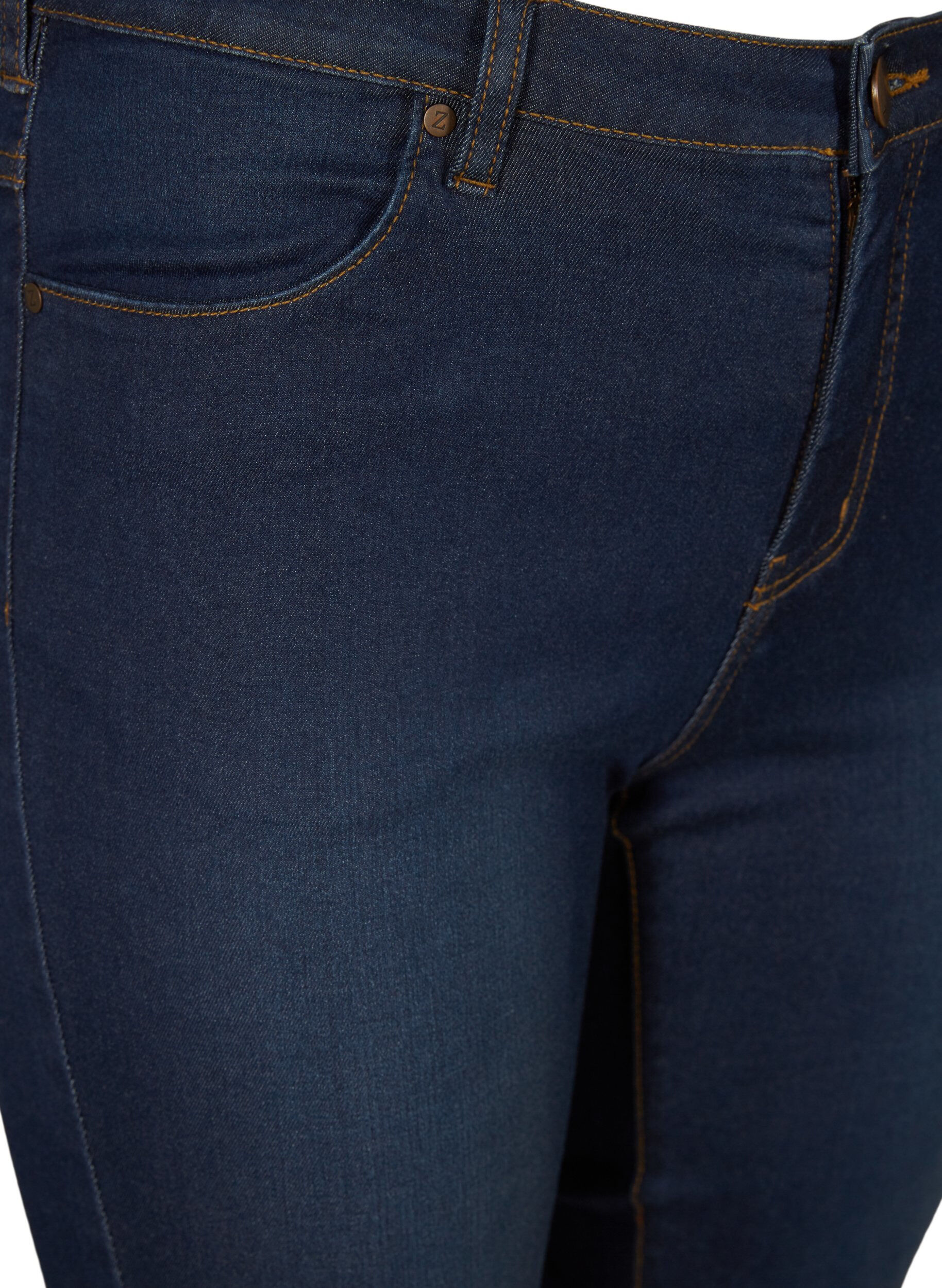 Zizzi Slim Fit Emily Capri Jeans, Blau, Packshot image number 2