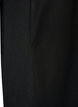 Midikleid mit V-Ausschnitt und Struktur, Schwarz, Packshot image number 3