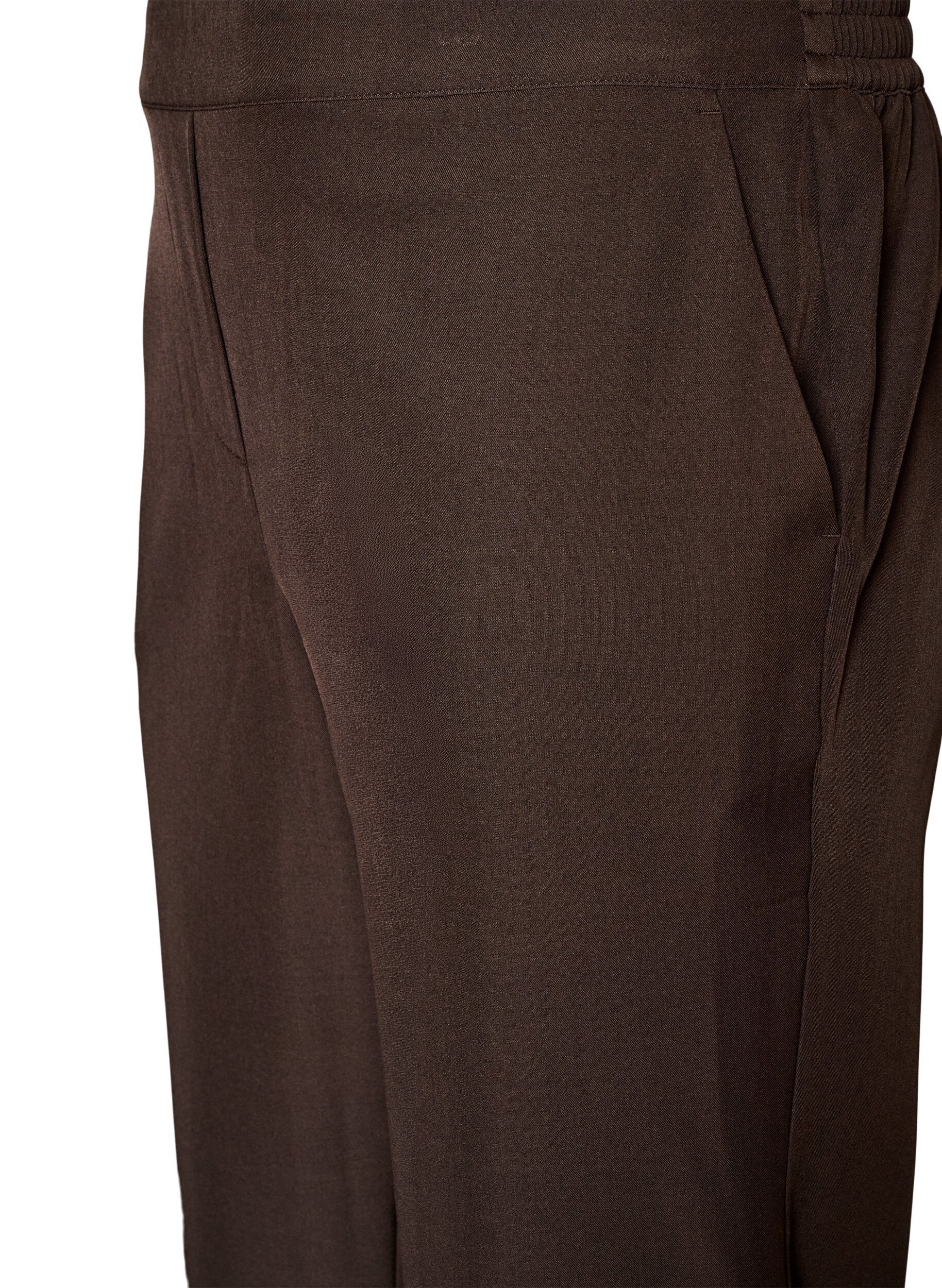 ZizziPantalon ample avec poches, Marron, Packshot image number 2