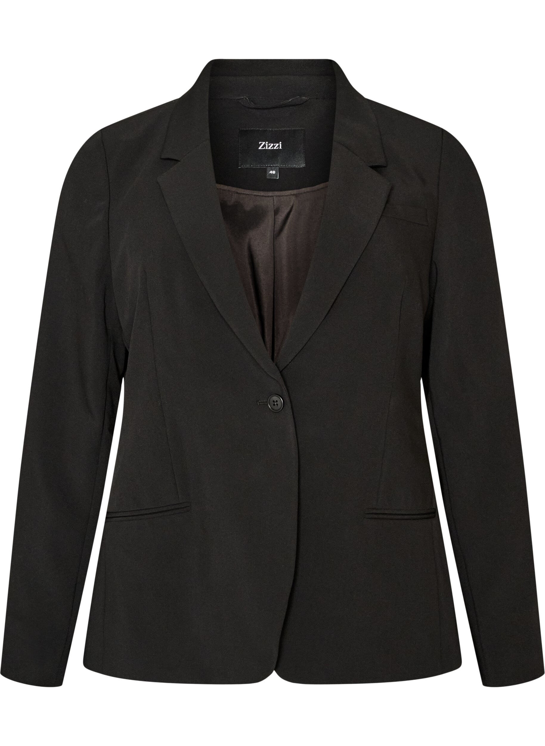 Blazer classique &agrave; fermeture &agrave; un bouton