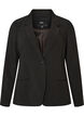 Blazer classique &agrave; fermeture &agrave; un bouton, Noir, Packshot image number 0