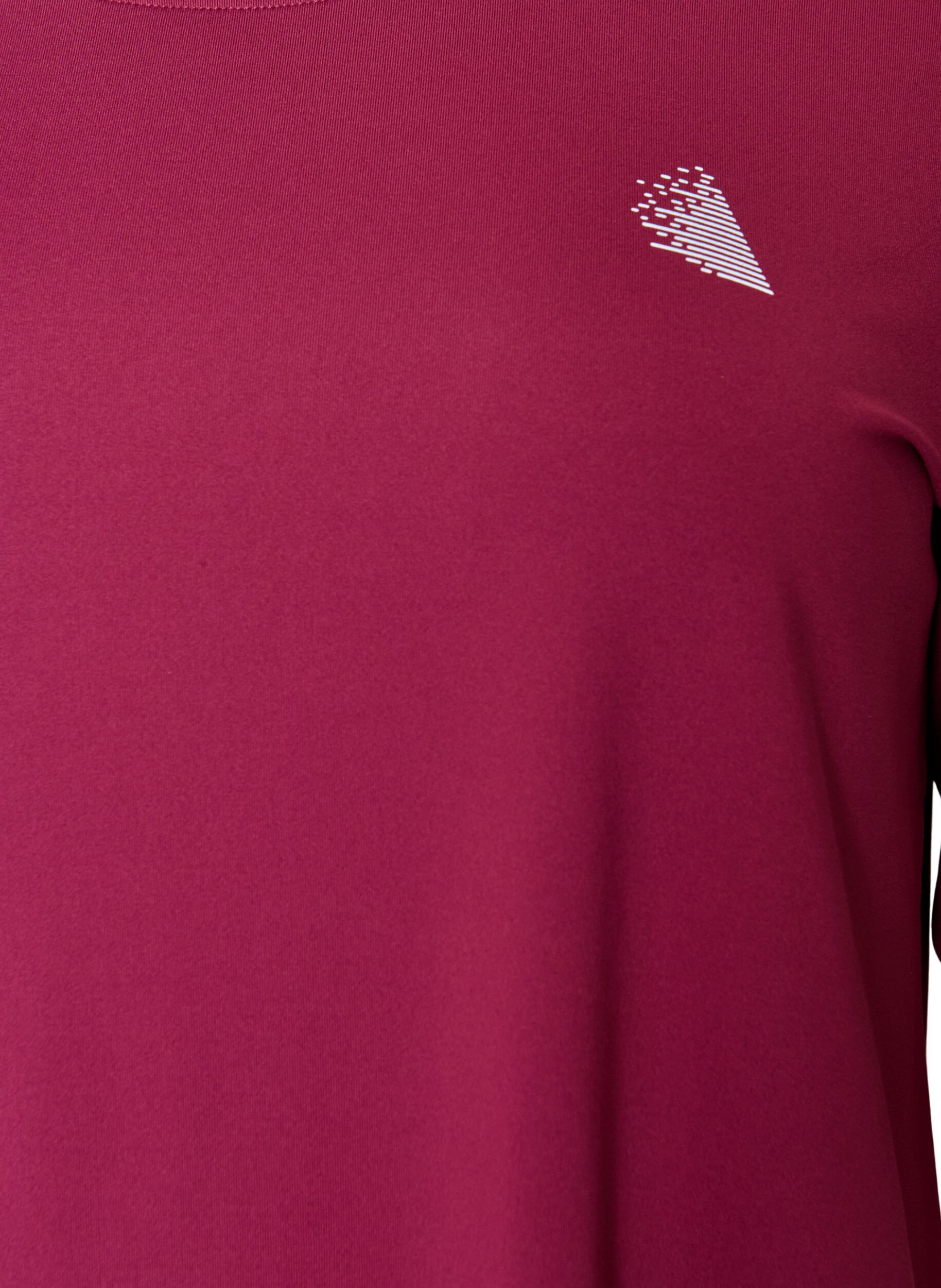 ZizziSports top with 3/4 sleeves, Rose, Packshot image number 2