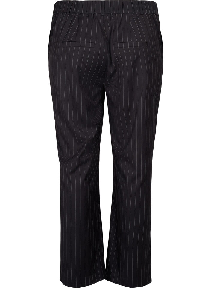 Pantalons à rayures fines, Black W. Pinstripe, Packshot image number 1