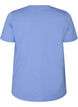 T-shirt basique en coton &agrave; col rond, Mauve, Packshot image number 1