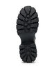 Langer Stiefel aus Kunstleder mit klobiger Sohle, Schwarz, Packshot image number 4