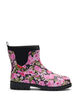 Kurze Stiefel mit weitem Schaft aus elastischem Neopren, Flower AOP, Packshot image number 0
