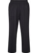 Pantalon ample en jersey taille haute avec poches, Noir, Packshot image number 0
