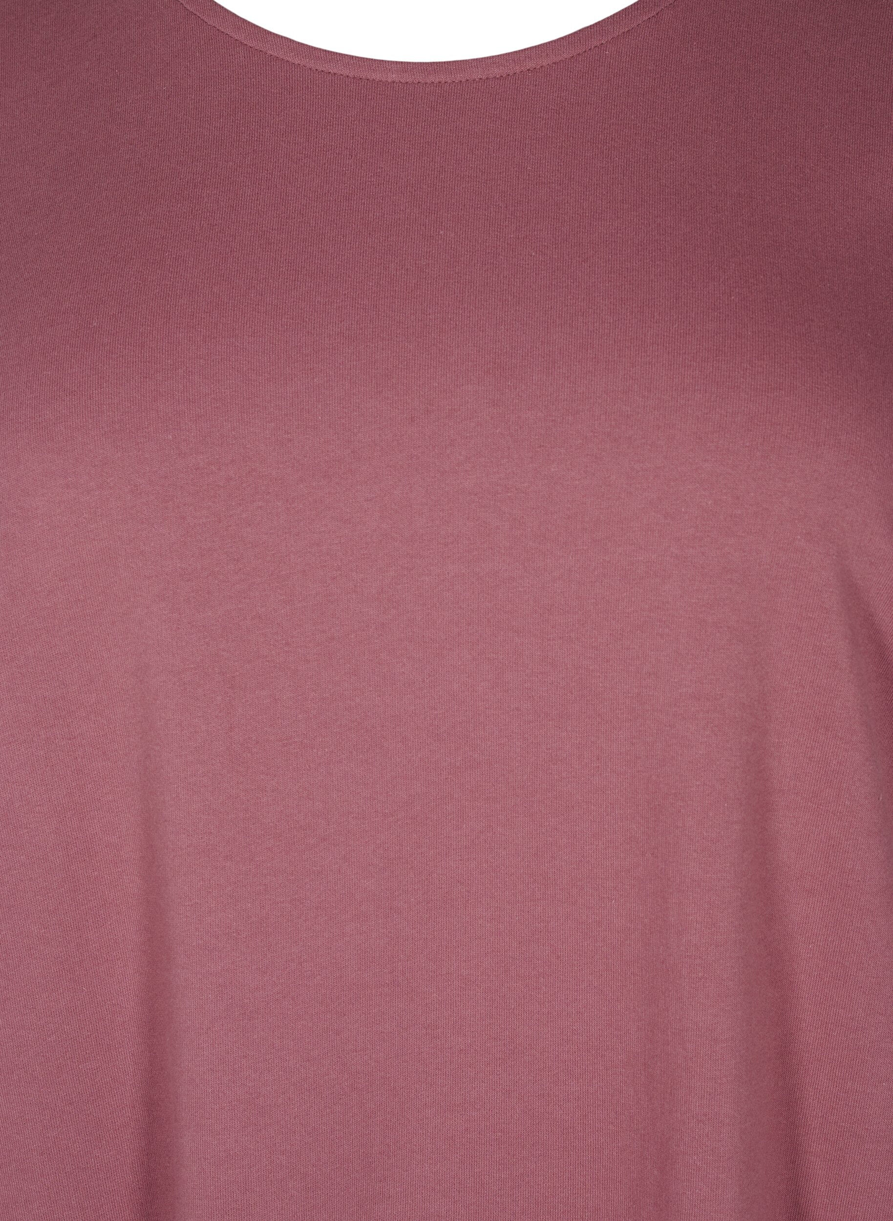 Zizzi Ballonkleid aus Baumwolle mit Taschen, Rot, Packshot image number 2