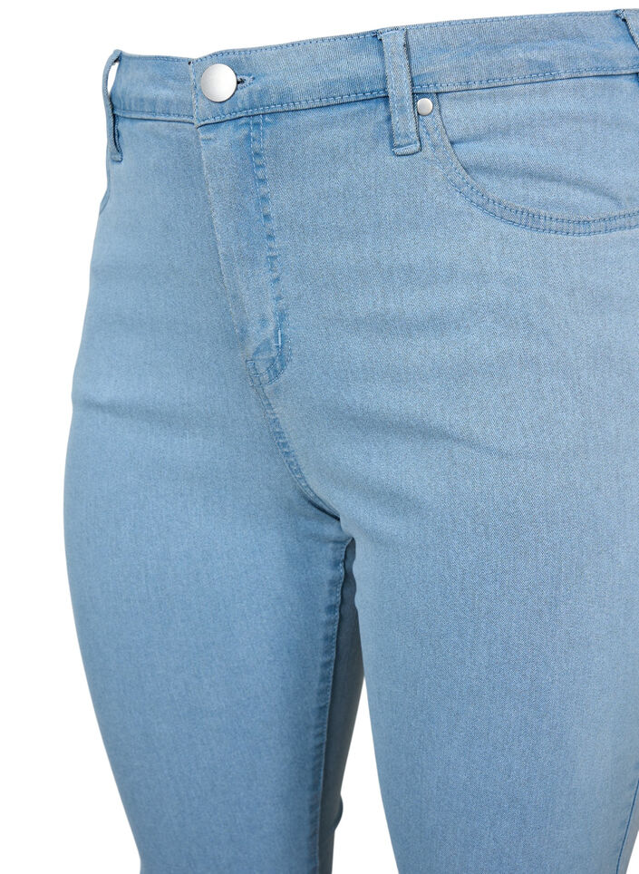 Jean Amy super slim taille haute, Bleu Clair, Packshot image number 2