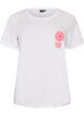 T-Shirt mit Print, Wei&szlig;, Packshot image number 0