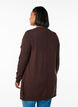 Lange Strickjacke aus Viskose-Mischung, Braun, Model image number 2