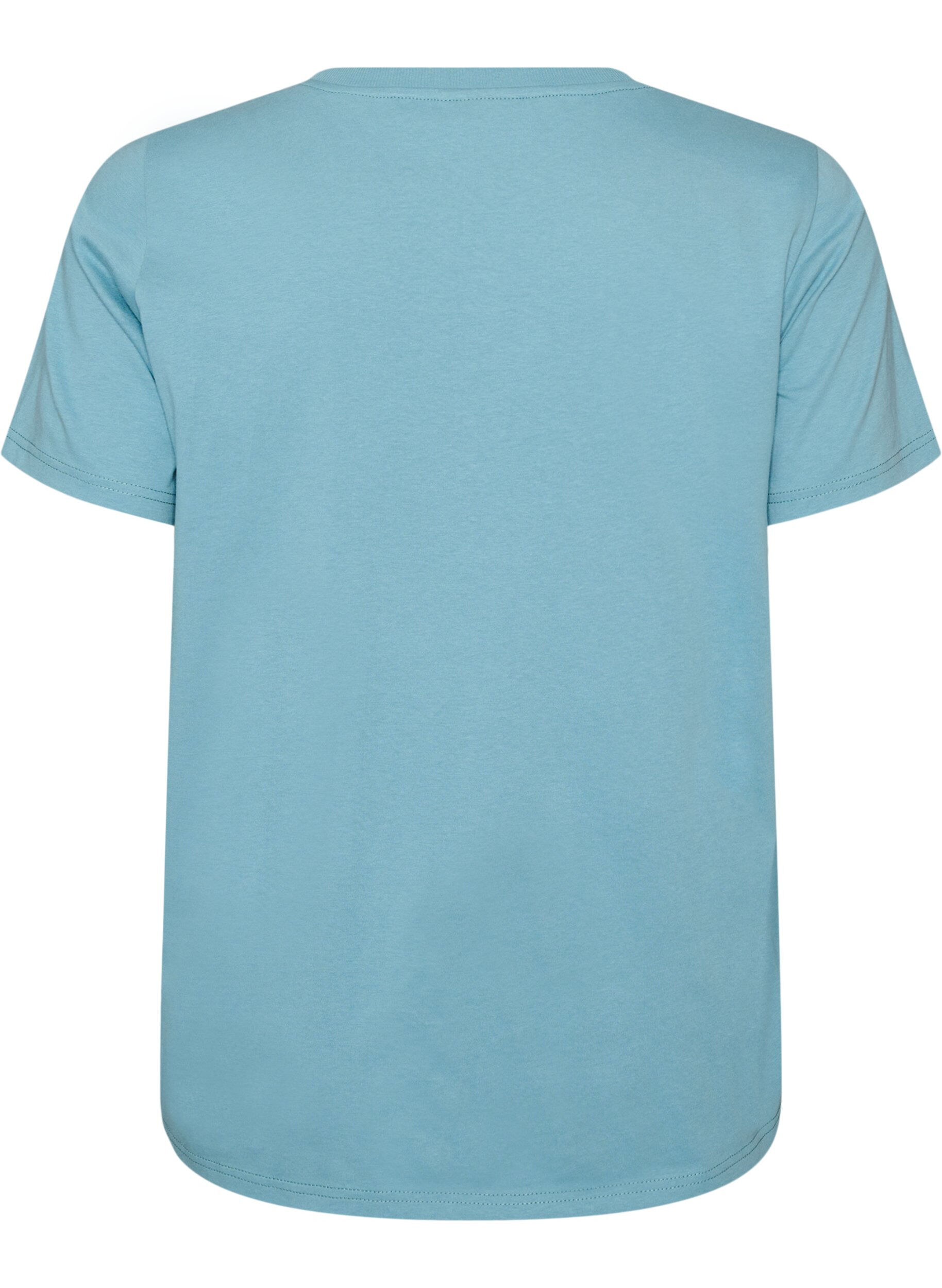 ZizziT-Shirt aus Baumwolle mit Print, Blau, Packshot image number 1