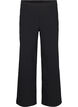 Weit geschnittene Hose mit elastischem Bund, Schwarz, Packshot image number 0