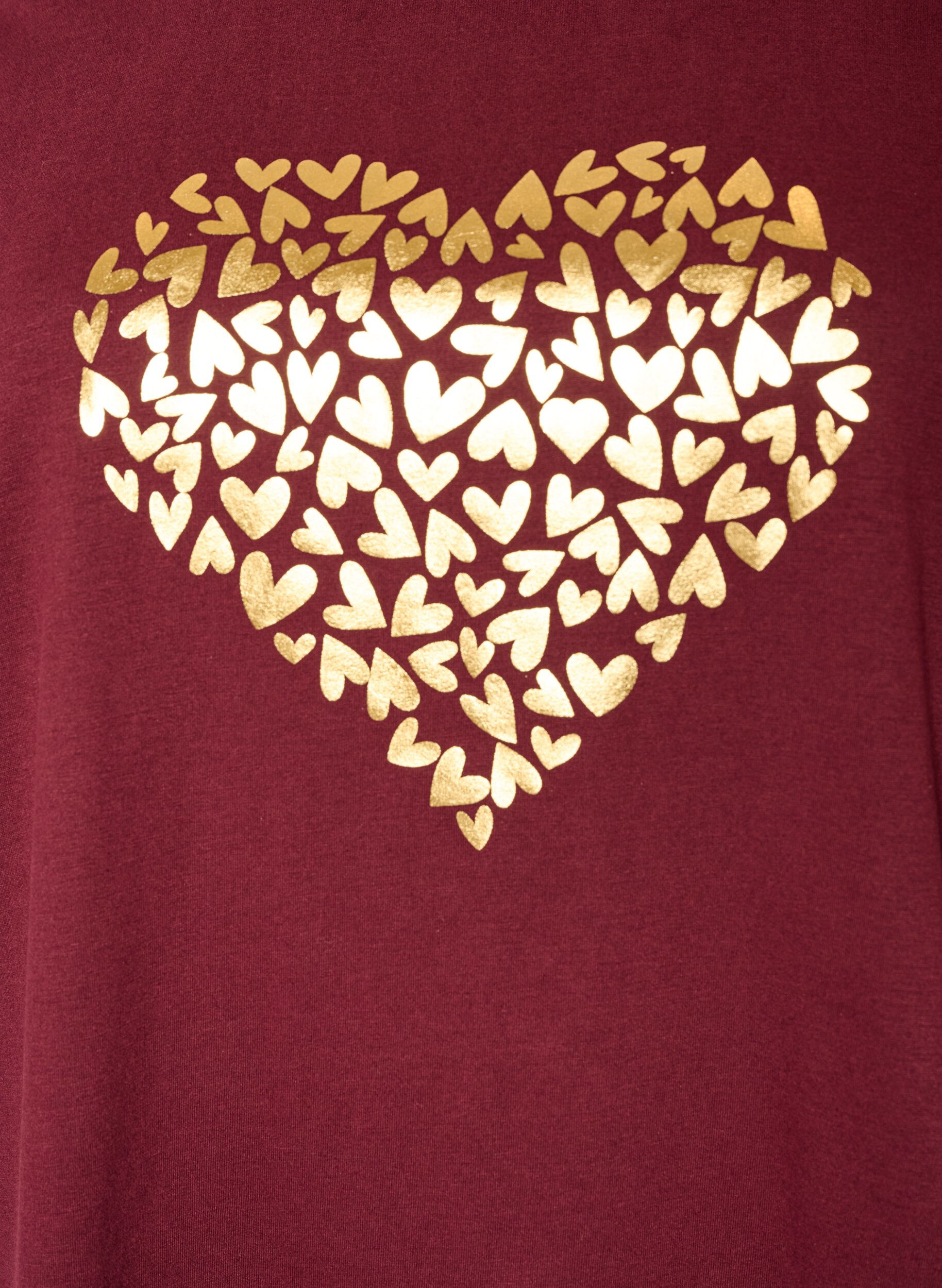 ZizziT-shirt imprim&eacute;, Bordeaux, Packshot image number 2