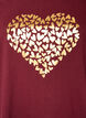 T-shirt imprim&eacute;, Bordeaux, Packshot image number 2