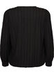 Jerseybluse mit Struktur und Ballonsilhouette, Schwarz, Packshot image number 1