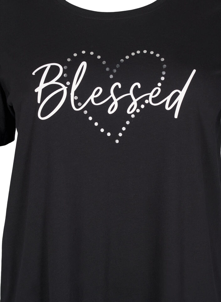 FLASH - T-Shirt mit Print, Schwarz, Packshot image number 2