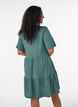 Jerseykleid mit Spitzendetails und mehrlagigem Rock, Gr&uuml;n, Model image number 2