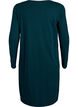 Chemise de nuit &agrave; manches longues en coton bio, Vert fonc&eacute;, Packshot image number 1