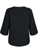 Bluse mit 3/4-&Auml;rmeln, Schwarz, Packshot image number 1