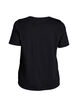 T-Shirt mit Print, Schwarz, Packshot image number 1