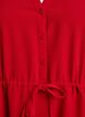 Knielanges Kleid mit Bindegürtel, Rot, Packshot image number 2