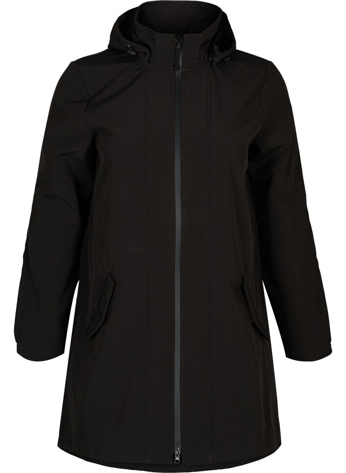 Veste Softshell, Black solid, Packshot image number 0
