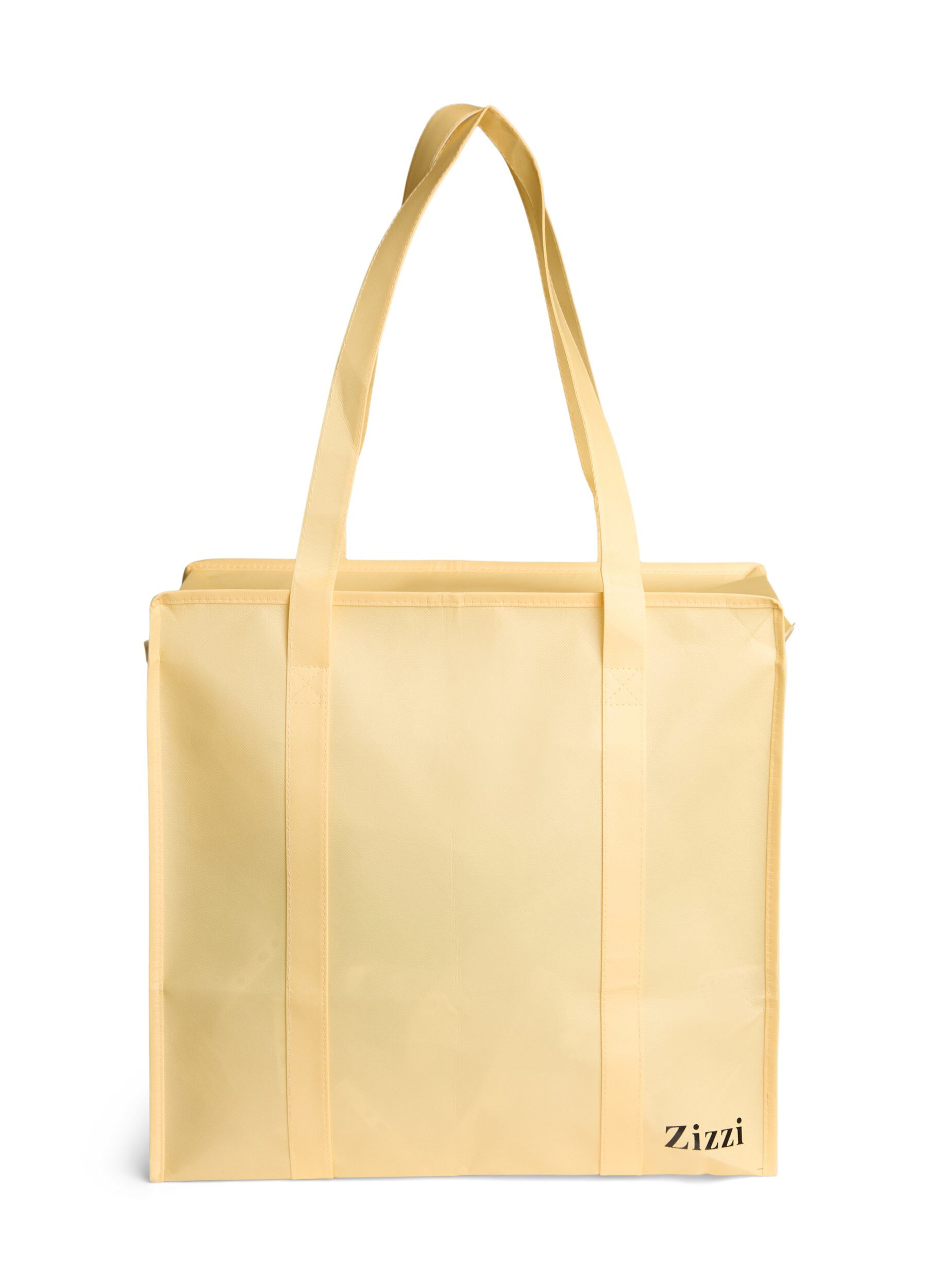 ZizziSac de magasinage avec fermeture &eacute;clair, Jaune clair, Packshot image number 1