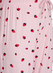 Pantalon de pyjama en jersey doux avec taille haute et imprim&eacute; fruits, Rose, Packshot image number 2