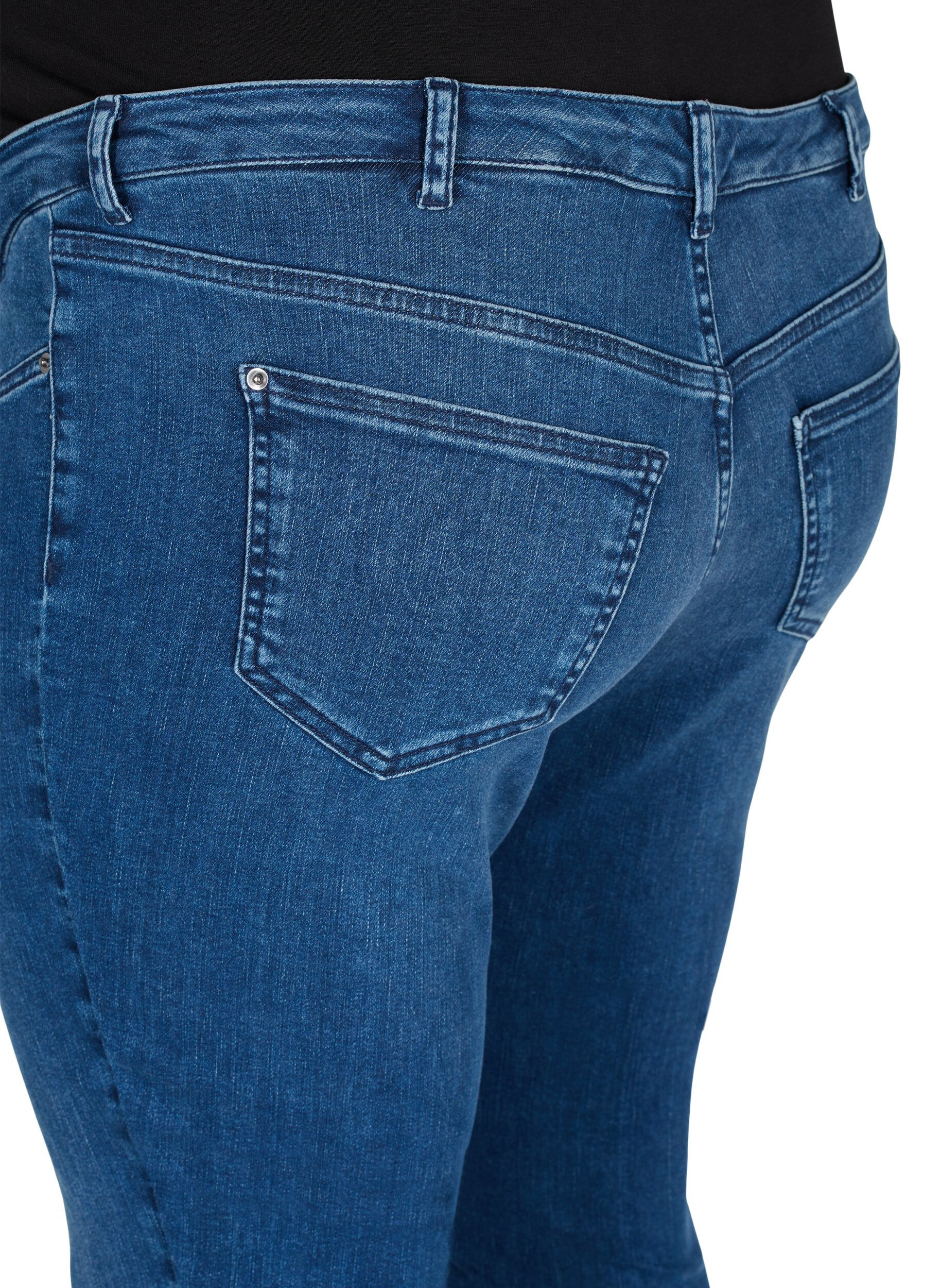Zizzi Amy Schwangerschaftsjeans, Blue denim, Packshot image number 3