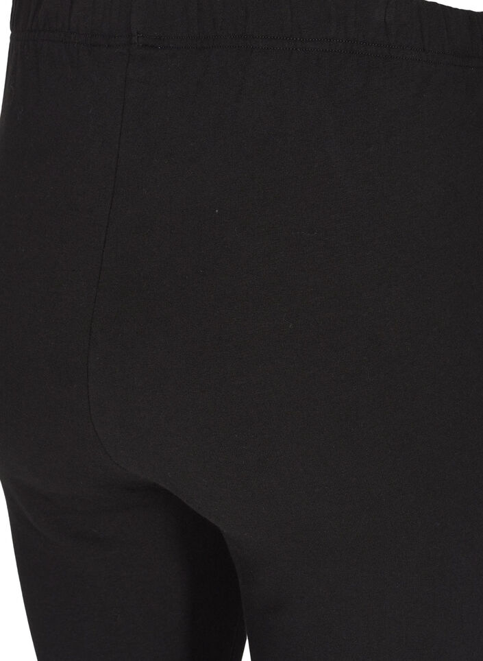Leggings aus Baumwolle mit Futter, Schwarz, Packshot image number 2