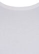 Einfarbiges Basictop, Weiß, Packshot image number 2