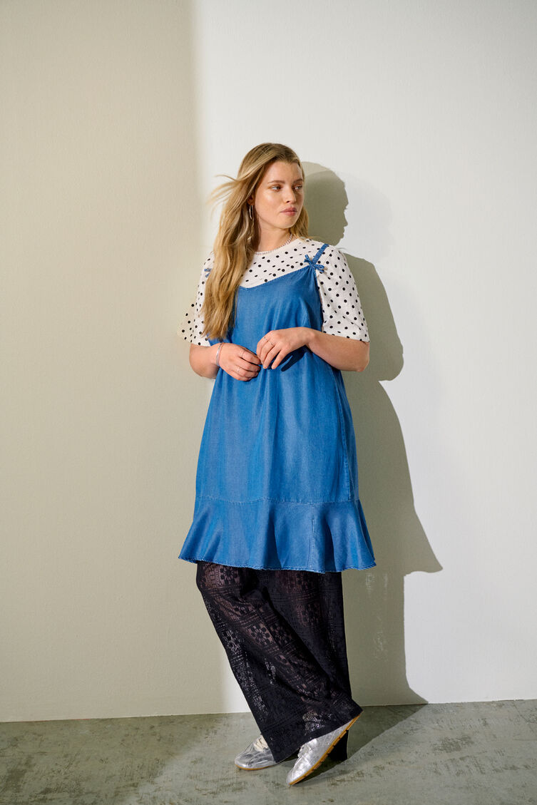 Denim-Kleid Style, , Model