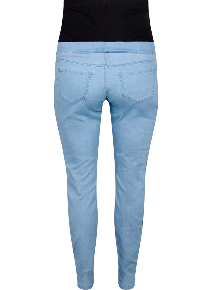 Pantalon de grossesse à poches arrière, Bleu Clair, Packshot image number 1
