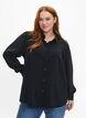 Bluse aus TENCEL™ Modal, Black, Model image number 0