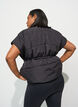Doudoune sans manches avec taille ajustable, Noir, Model image number 2