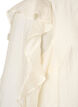Blouse avec volants et coupe ballon, Vanille, Packshot image number 3