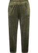 Pantalon ample en velours, Vert fonc&eacute;, Packshot image number 0