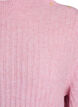 Pull c&ocirc;tel&eacute; &agrave; manches bouffantes et boutons, Rose poudr&eacute;e, Packshot image number 2