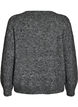 Pull avec application florale, Gris, Packshot image number 1
