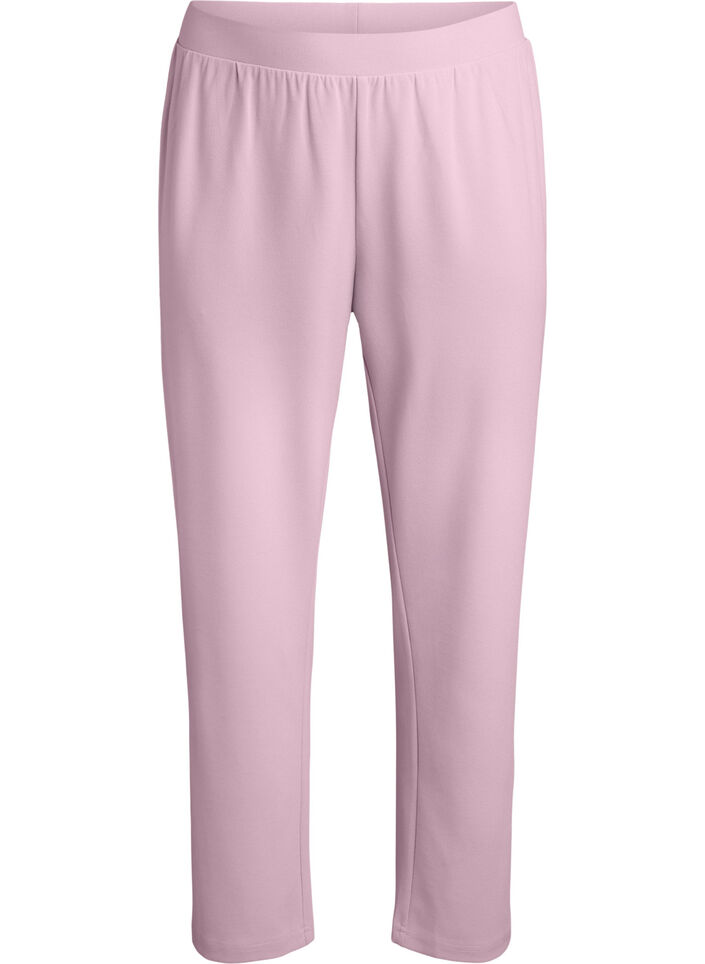 FLASH - Pantalon à coupe droite, Rose poudrée, Packshot image number 0