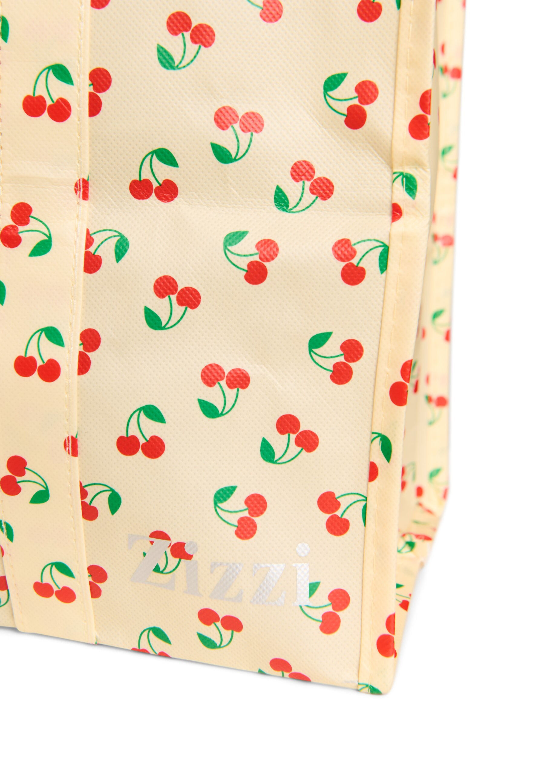 Zizzi Einkaufstasche mit Rei&szlig;verschluss, Gelb, Packshot image number 2