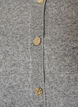 Cardigan en maille douce avec boutons dor&eacute;s, Gris, Packshot image number 2
