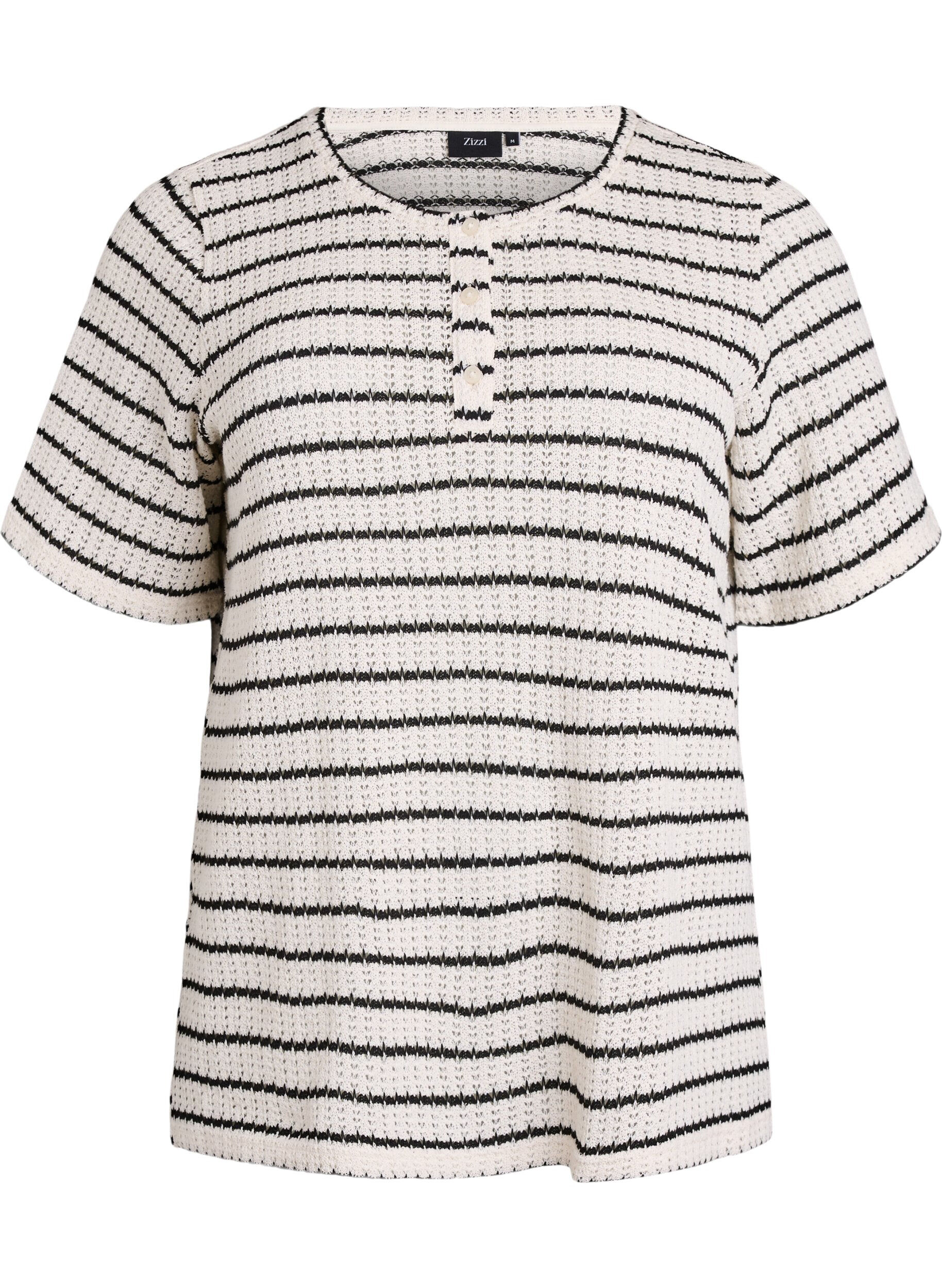 Chemisier en jersey ray&eacute;