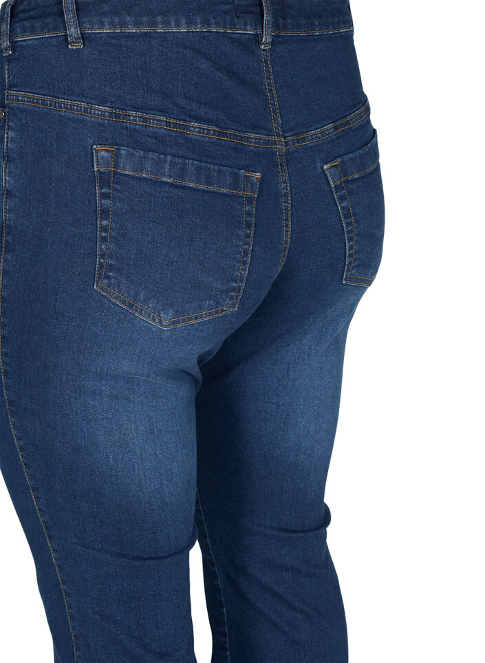 Ellen Bootcut-Jeans mit hoher Taille, Blau, Packshot image number 3